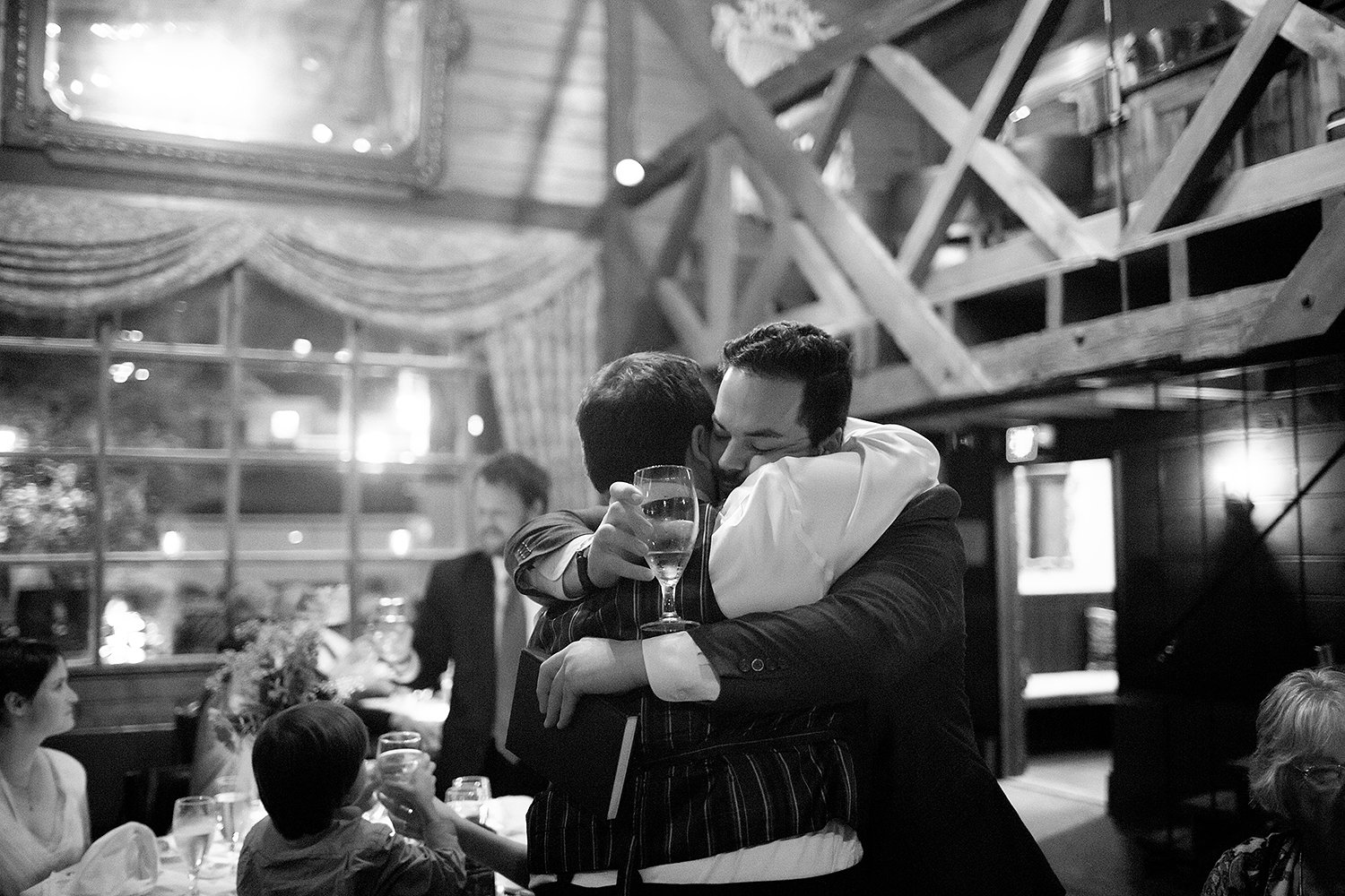 Chris and Sally's wedding reception at Saddle River Inn