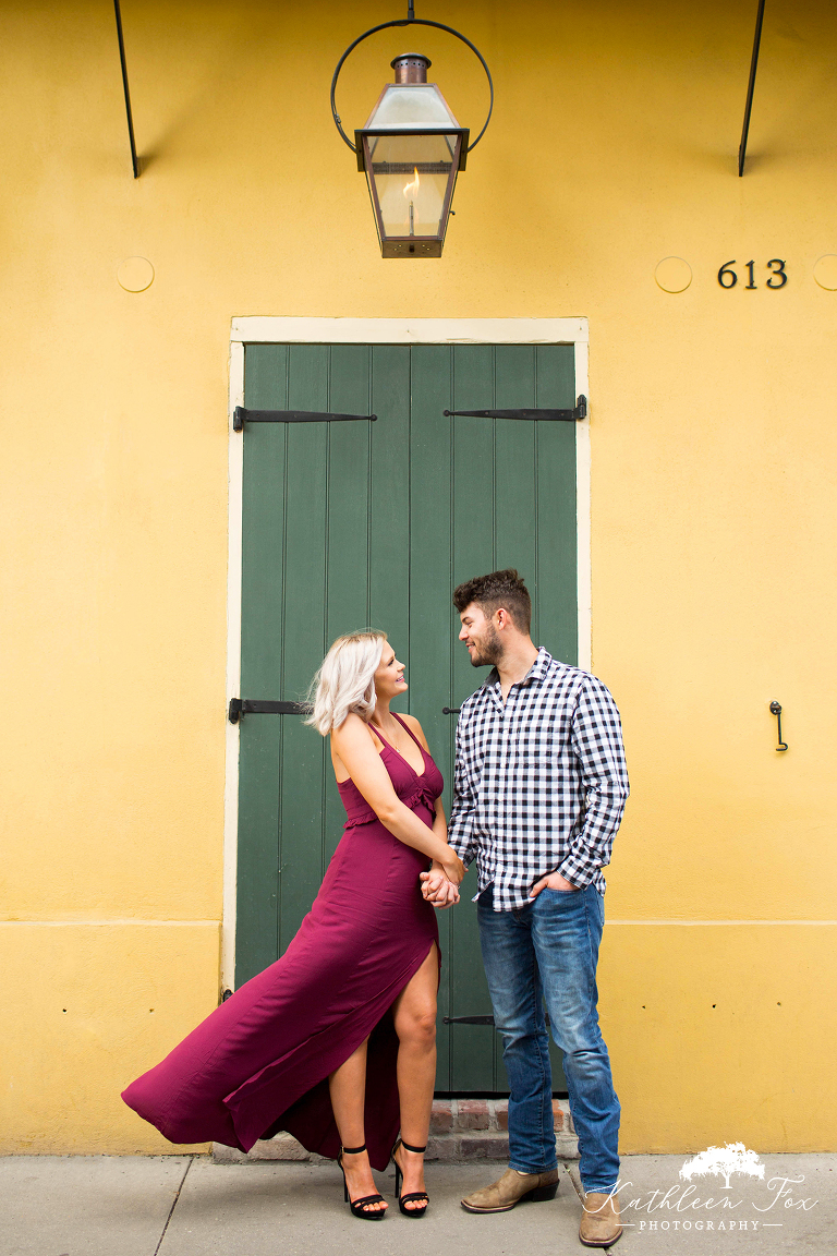 French Quarter engagement photos