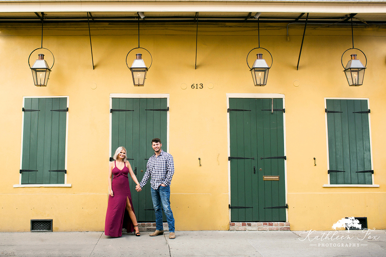 French Quarter engagement photos