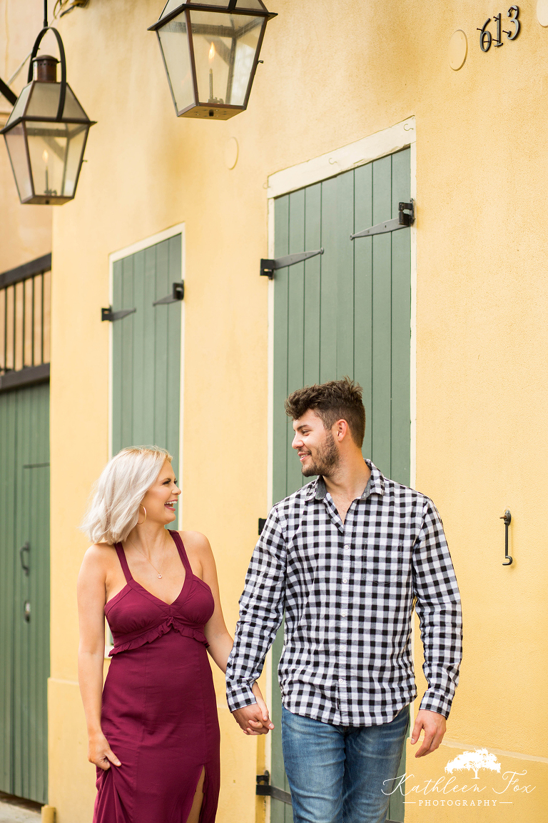 French Quarter engagement photos