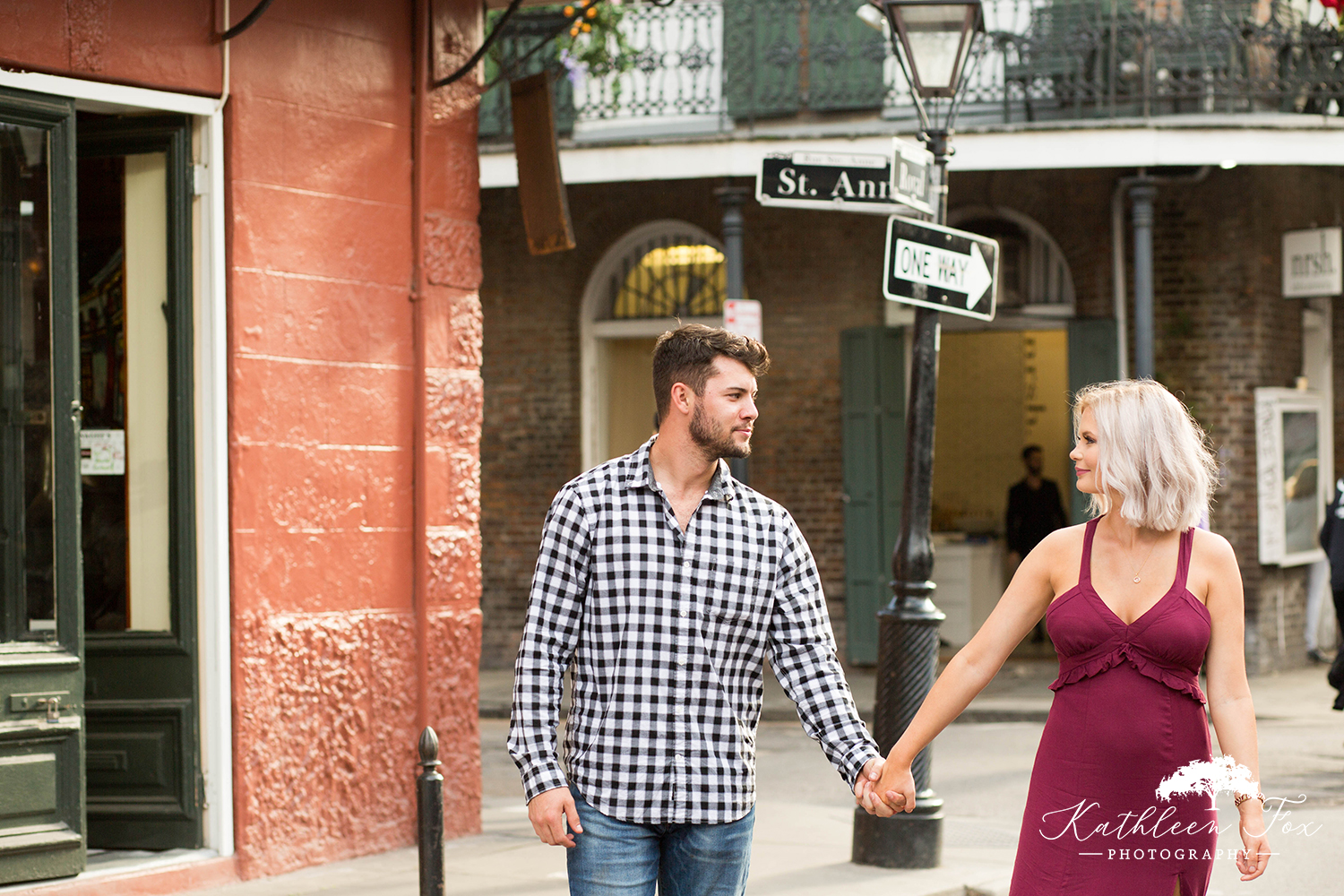 French Quarter engagement photos