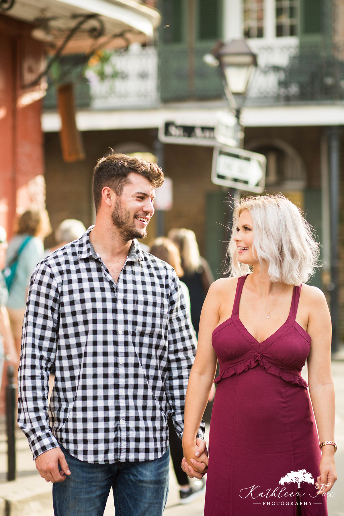 French Quarter engagement photos