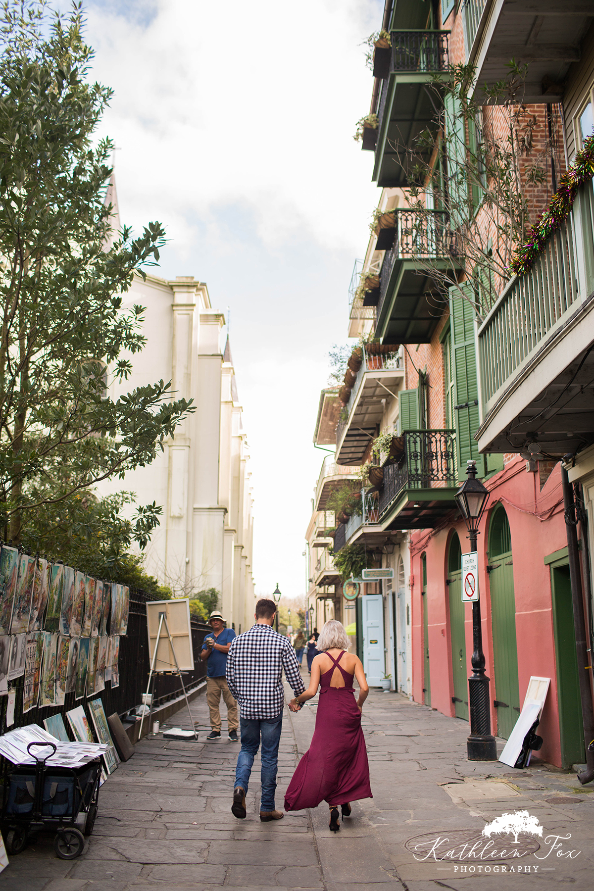 French Quarter engagement photos