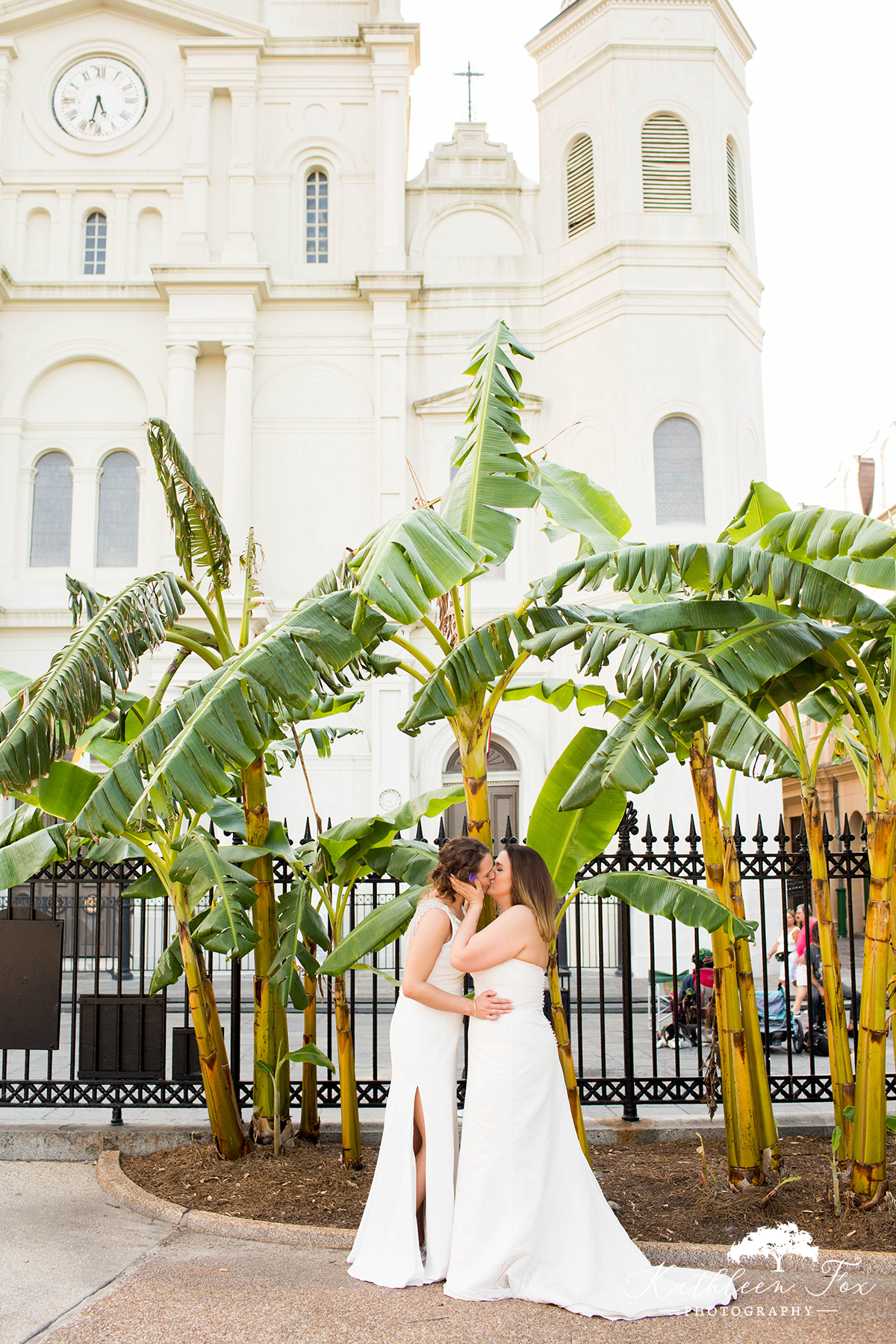 French Quarter New Orleans Wedding photos at Jackson Square