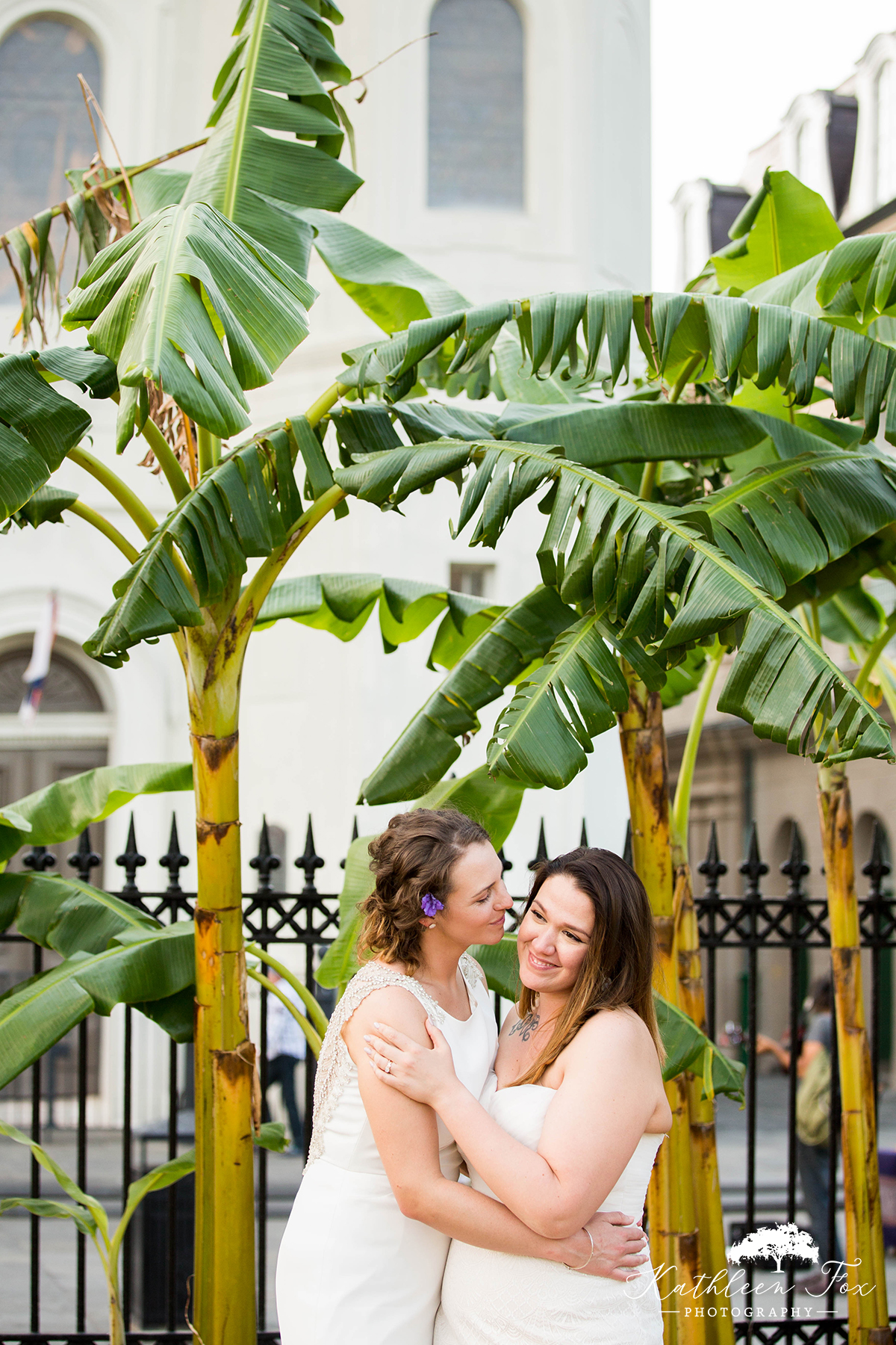 French Quarter New Orleans Wedding photos at Jackson Square