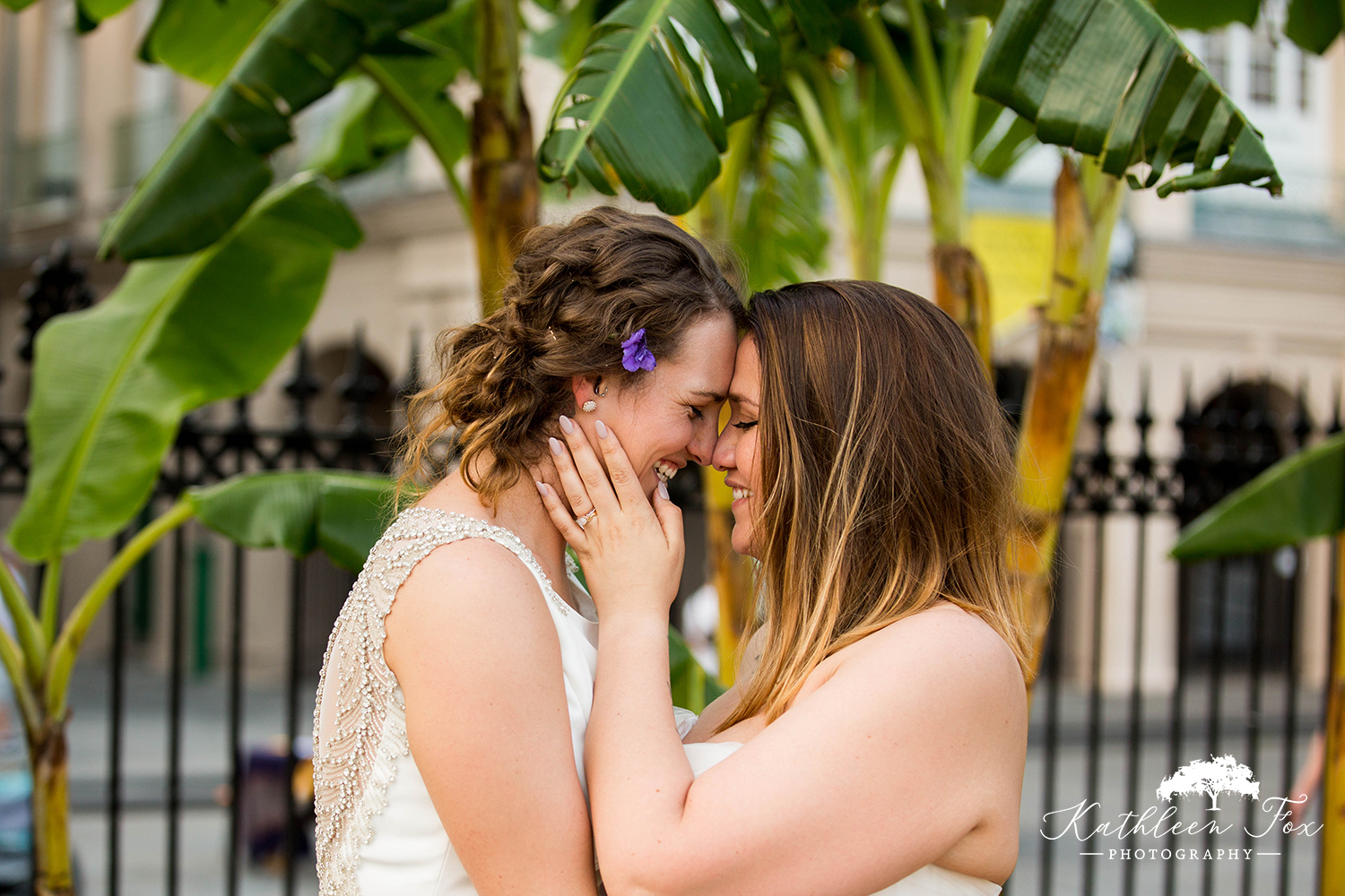 French Quarter New Orleans Wedding photos at Jackson Square
