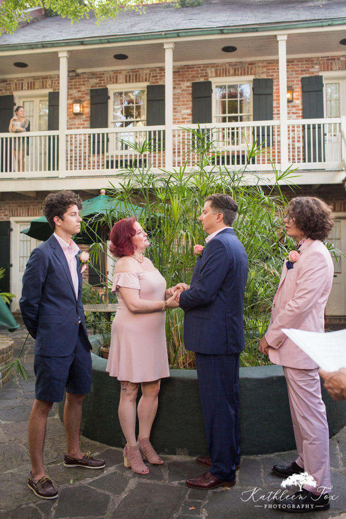 French Quarter New Orleans vow renewal