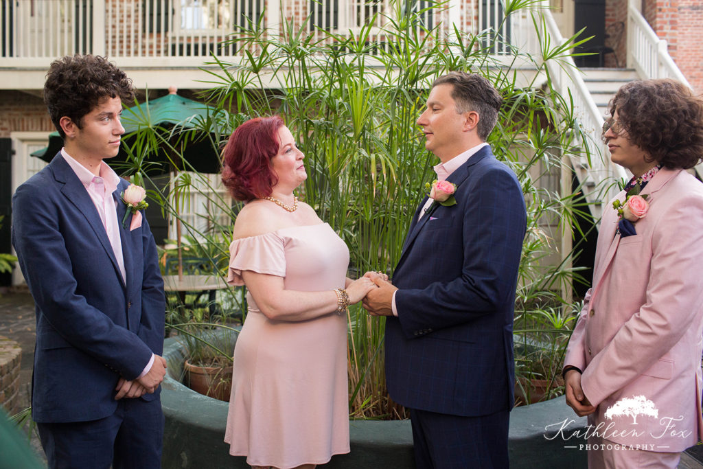 French Quarter New Orleans vow renewal