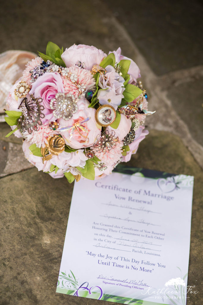handmade brooch bouquet