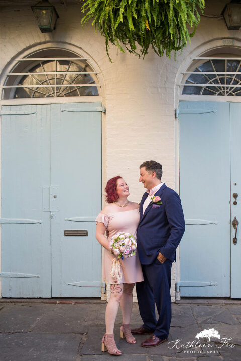 French Quarter Vow Renewal Family Portraits