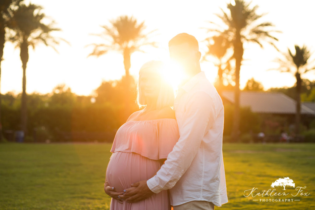 New Orleans City Park Sunset Maternity photos