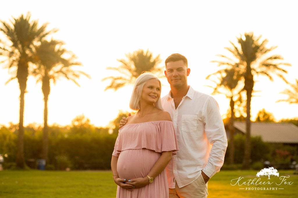 New Orleans City Park Sunset Maternity photos