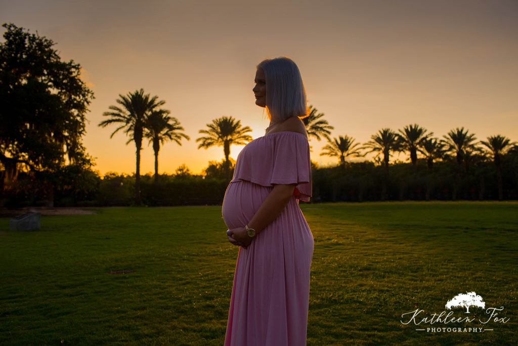New Orleans City Park Sunset Maternity photos