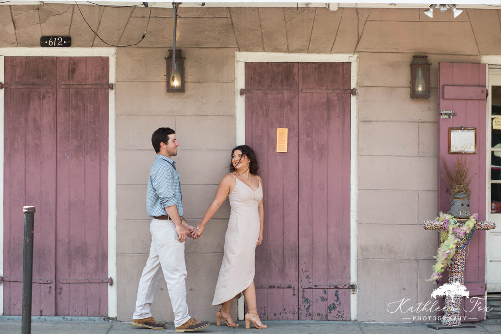 French Quarter New Orleans Engagement Photographer