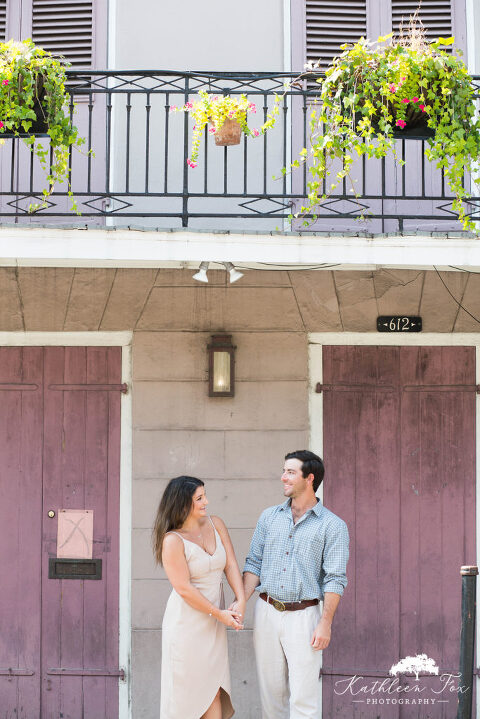 French Quarter New Orleans Engagement Photographer