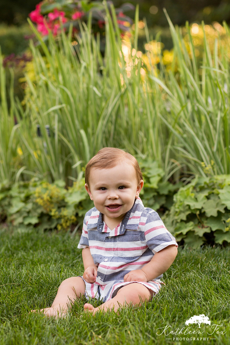 Family photos at Frelinghuysen Arboretum in Morristown NJ