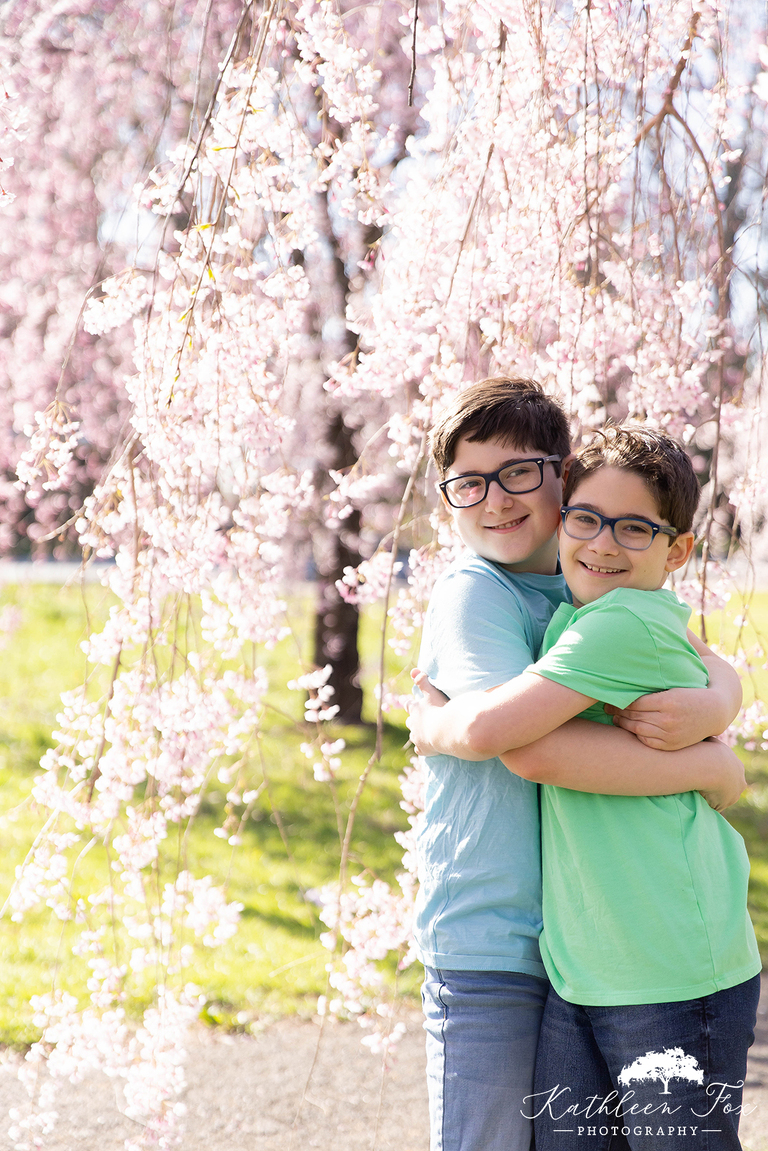 Cherry Blossoms family photos in Branch Brook Park NJ