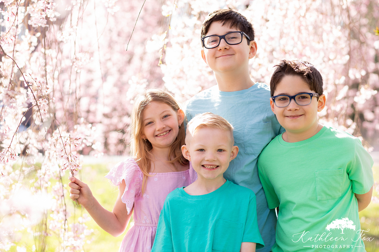 Cherry Blossoms family photos in Branch Brook Park NJ