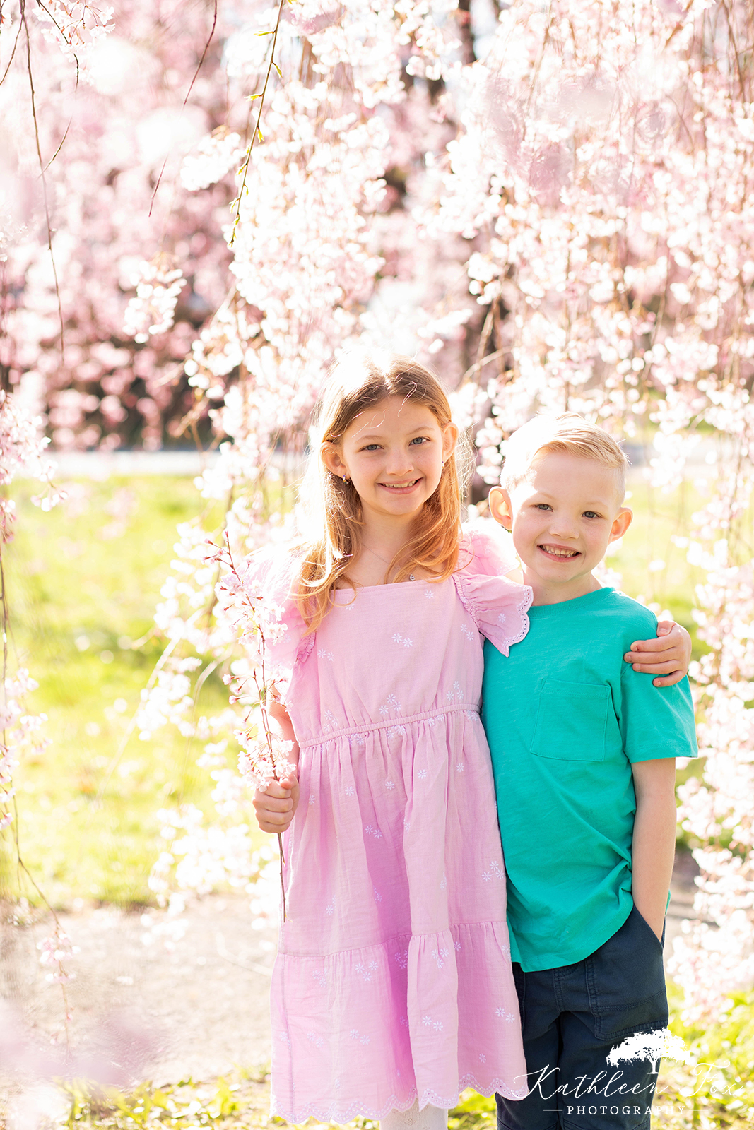 Cherry Blossoms family photos in Branch Brook Park NJ