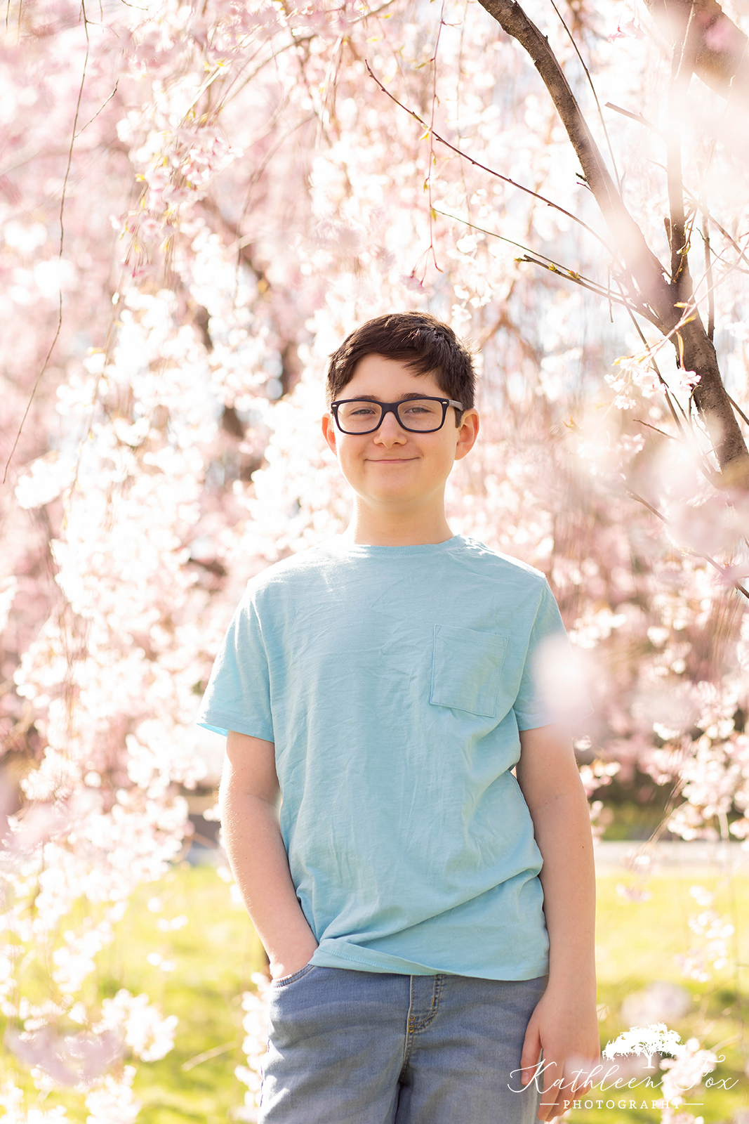 Cherry Blossoms family photos in Branch Brook Park NJ