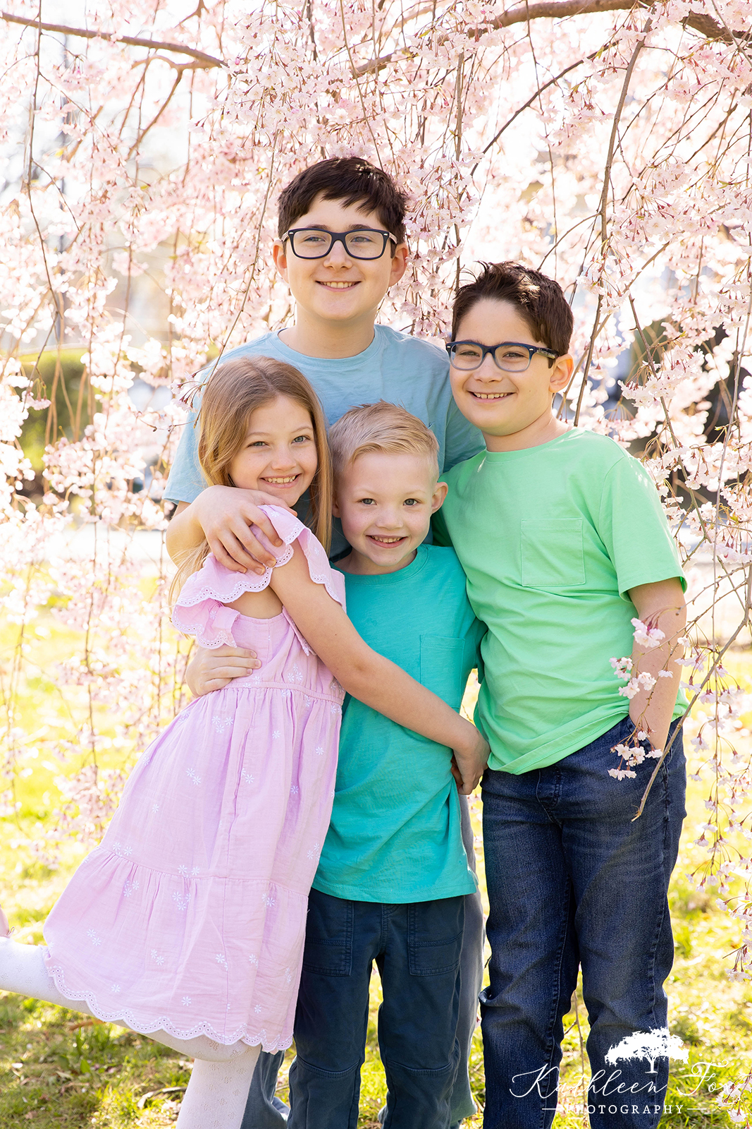 Cherry Blossoms family photos in Branch Brook Park NJ