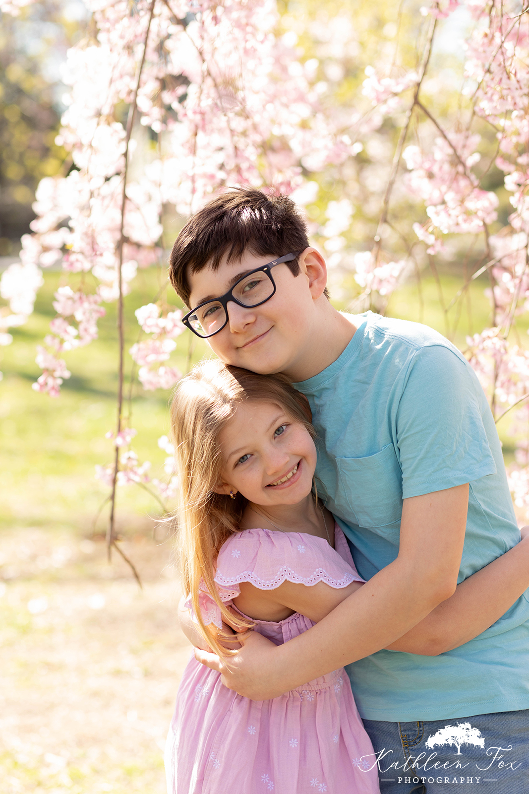 Cherry Blossoms family photos in Branch Brook Park NJ