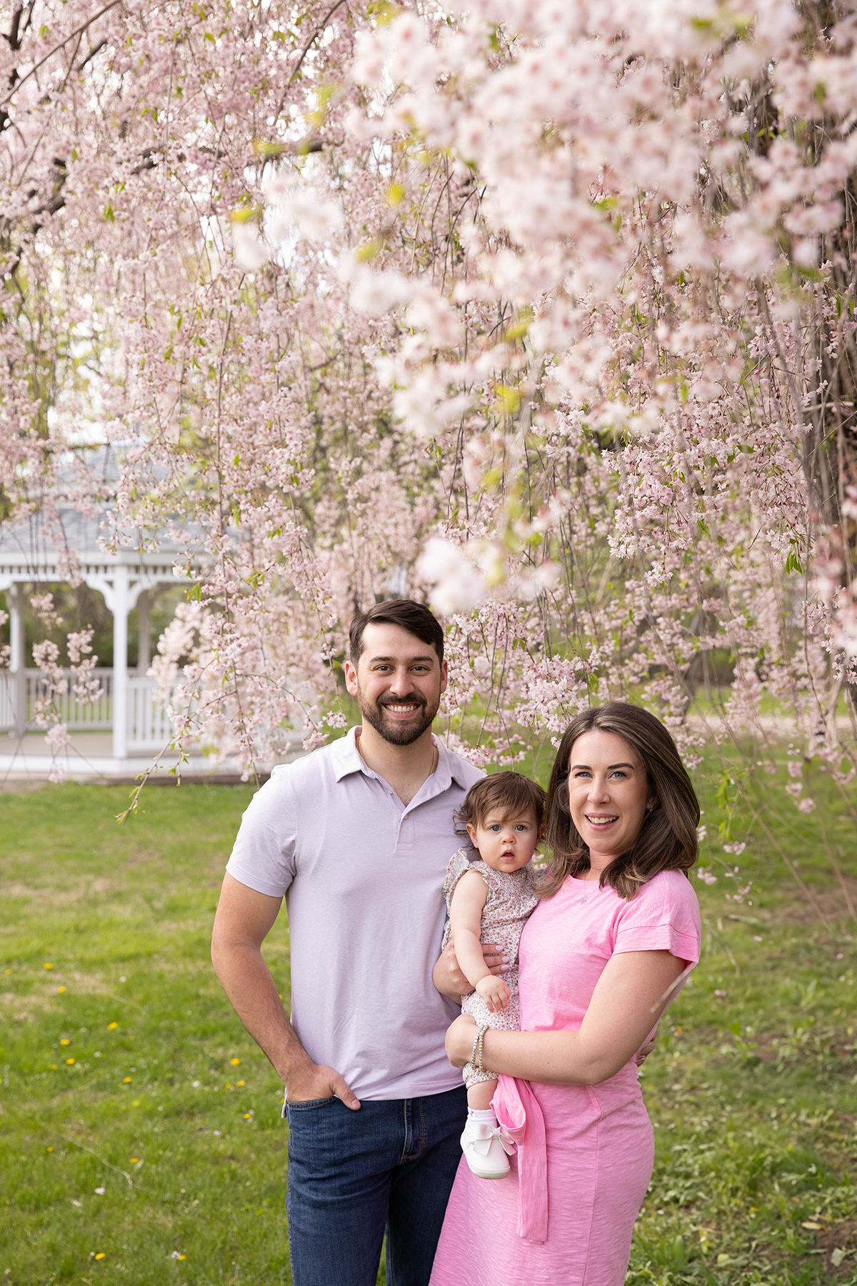 Cherry Blossoms family photos in Morris County NJ