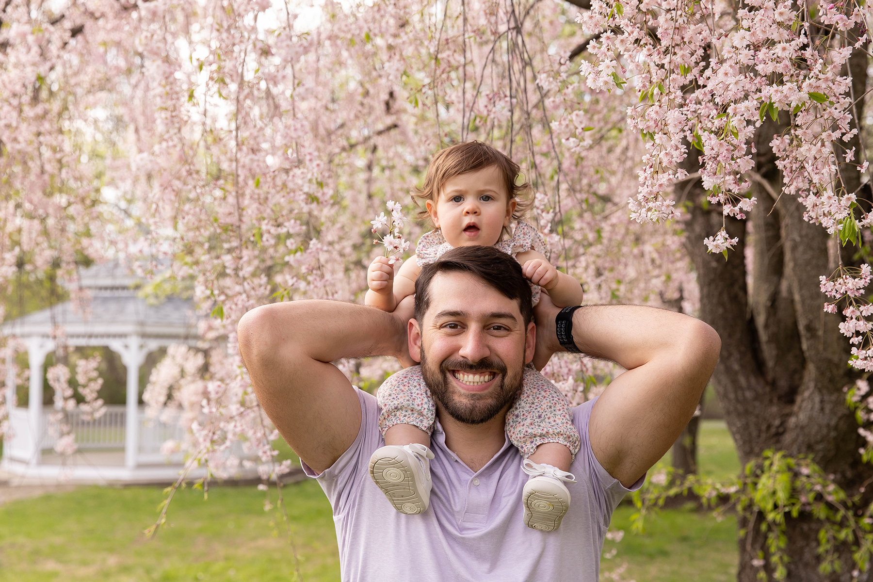 Cherry Blossoms family photos in Morris County NJ