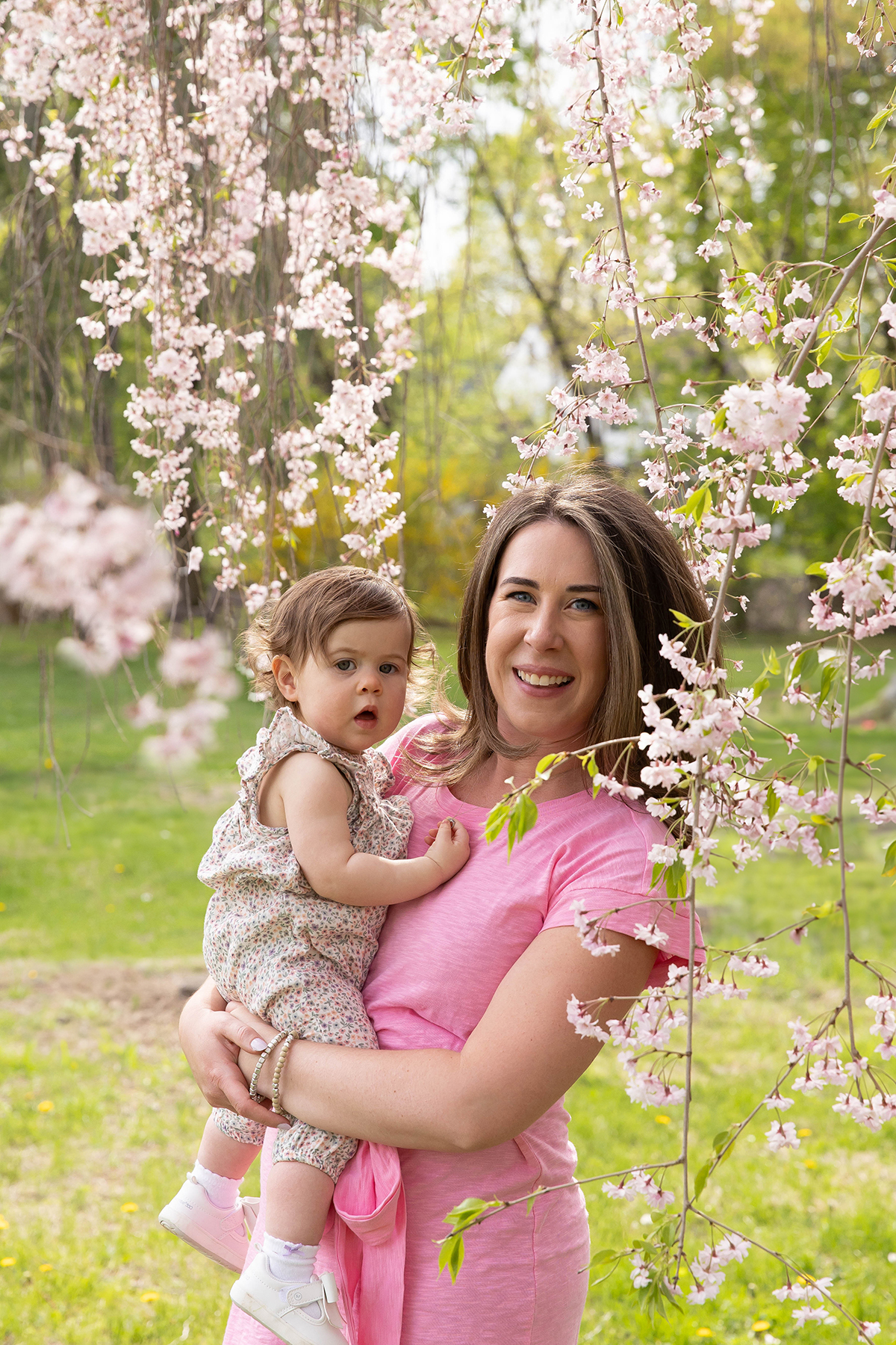 Cherry Blossoms family photos in Morris County NJ