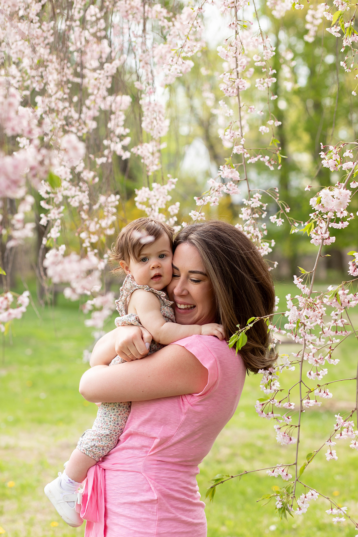 Cherry Blossoms family photos in Morris County NJ