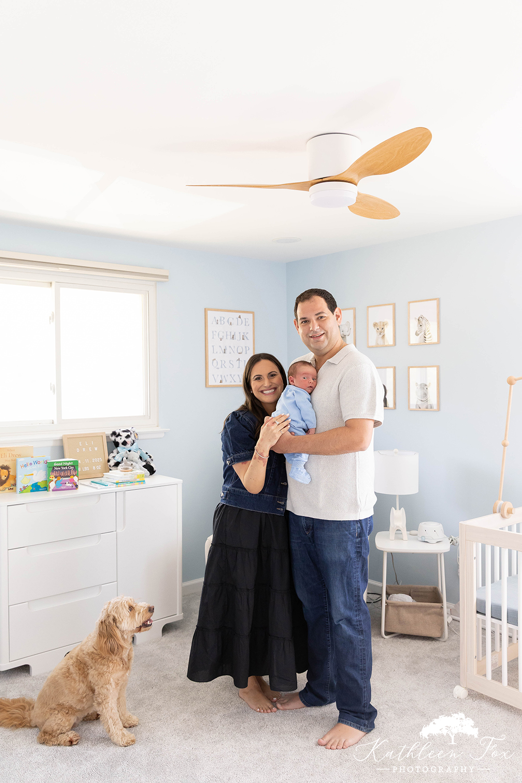 Portraits of newborn baby in morris county nj