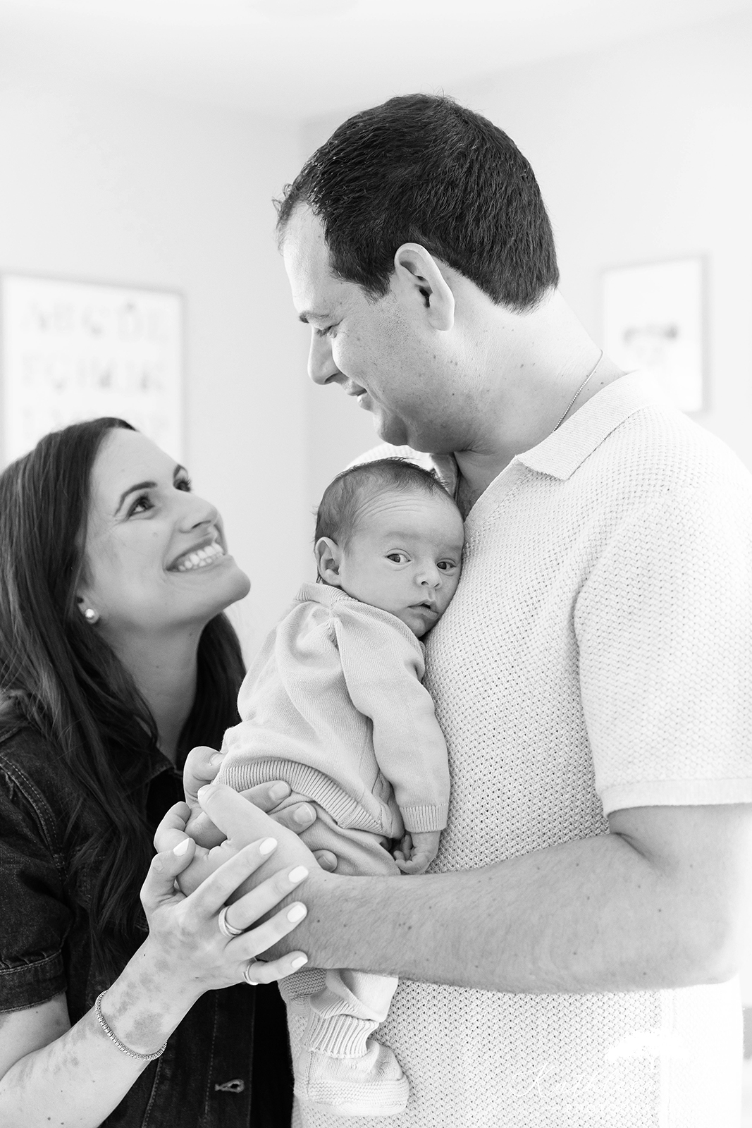 Portraits of newborn baby in morris county nj