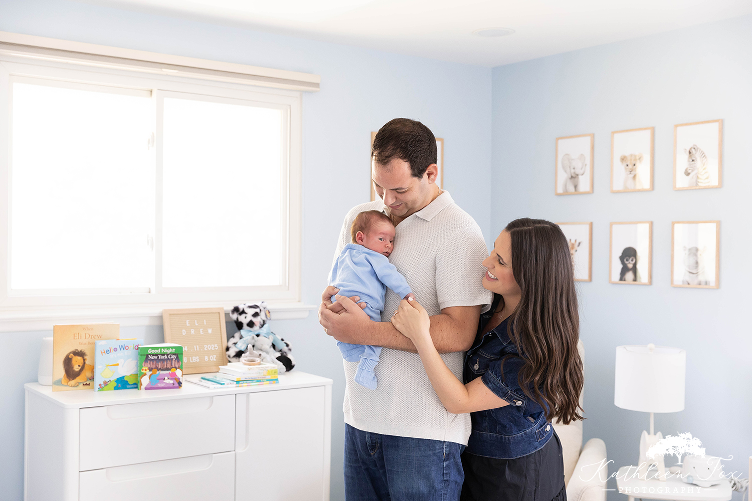 Portraits of newborn baby in morris county nj