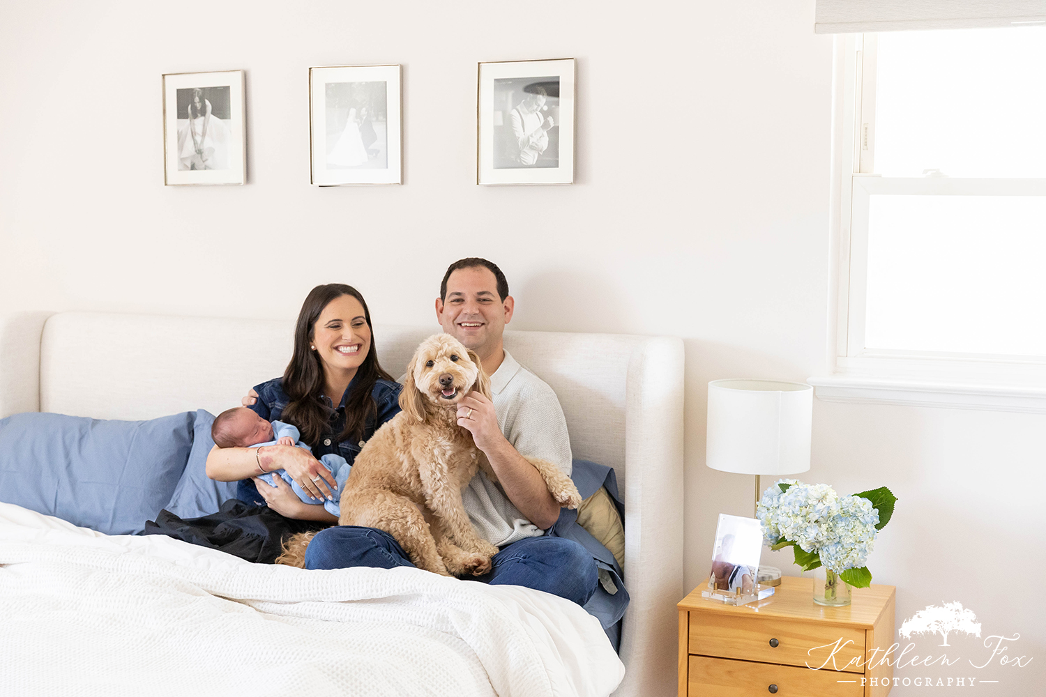 Portraits of newborn baby in morris county nj