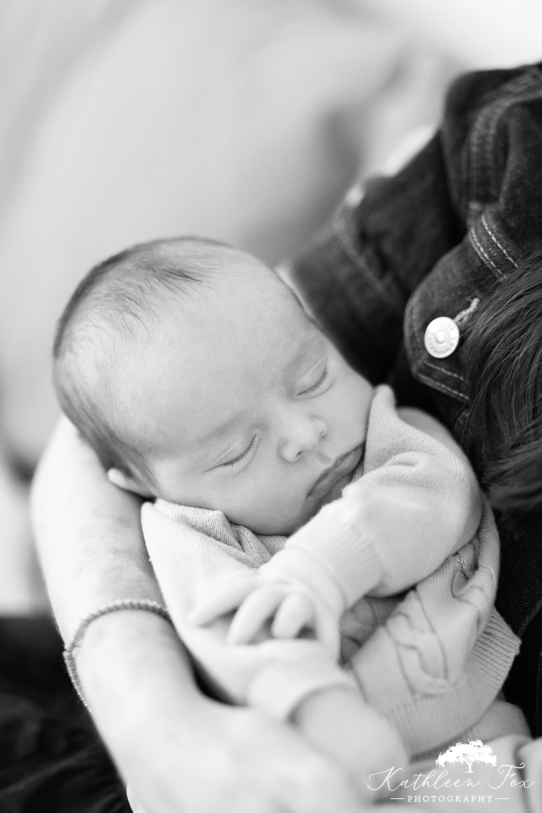 Portraits of newborn baby in morris county nj