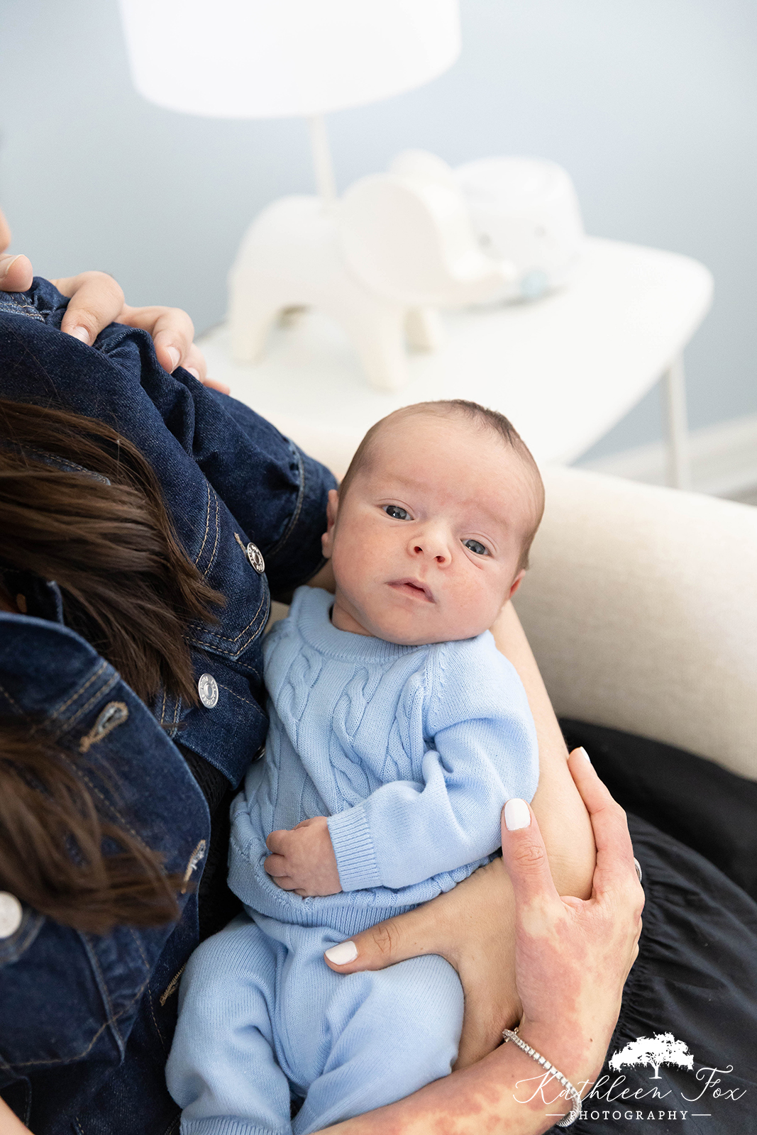 Portraits of newborn baby in morris county nj