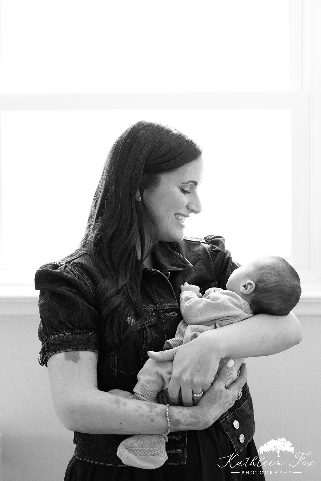 Portraits of newborn baby in morris county nj