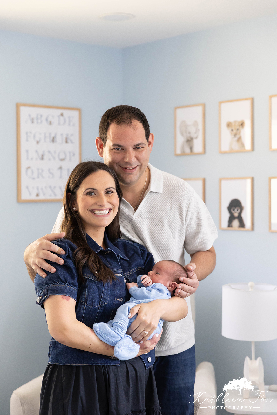 Portraits of newborn baby in morris county nj