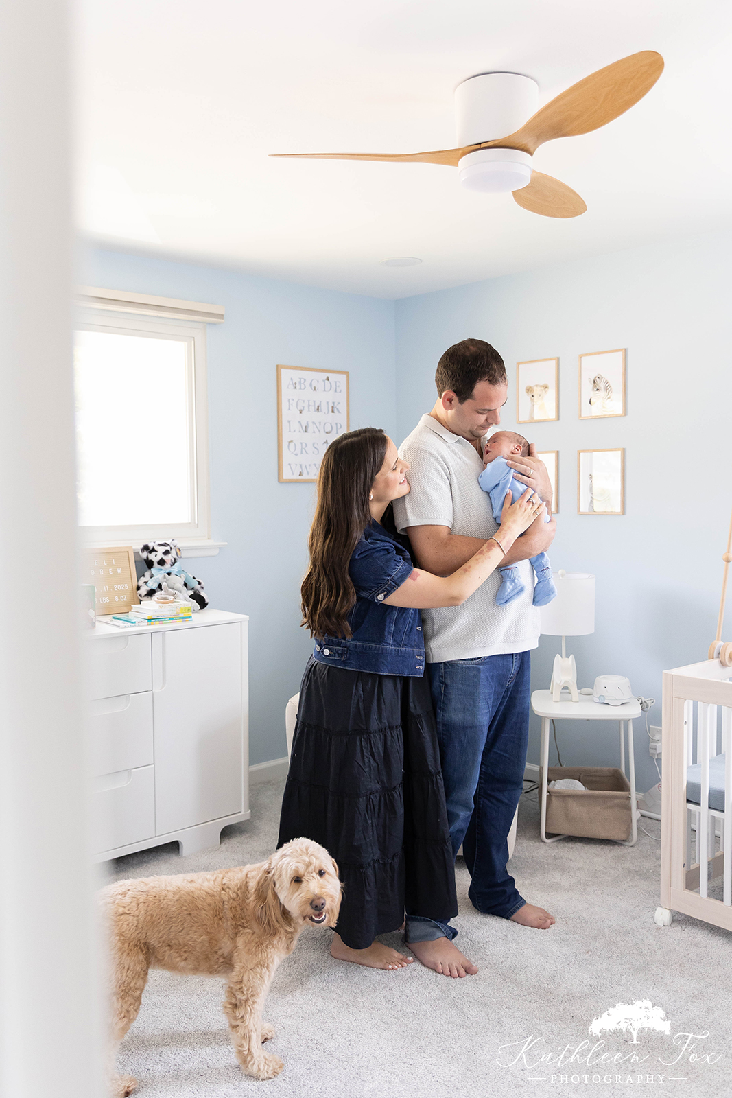 Portraits of newborn baby in morris county nj