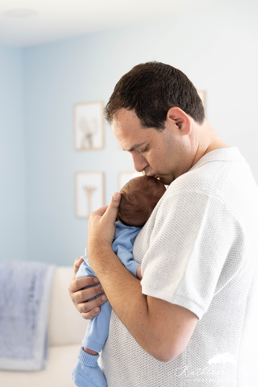 Portraits of newborn baby in morris county nj