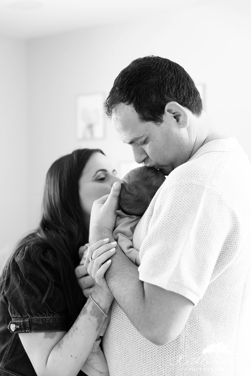 Portraits of newborn baby in morris county nj