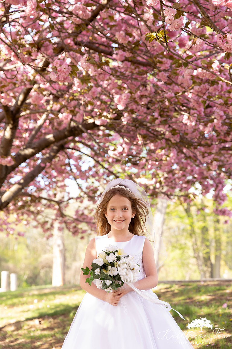 Cherry Blossoms family photos in Morris County NJ