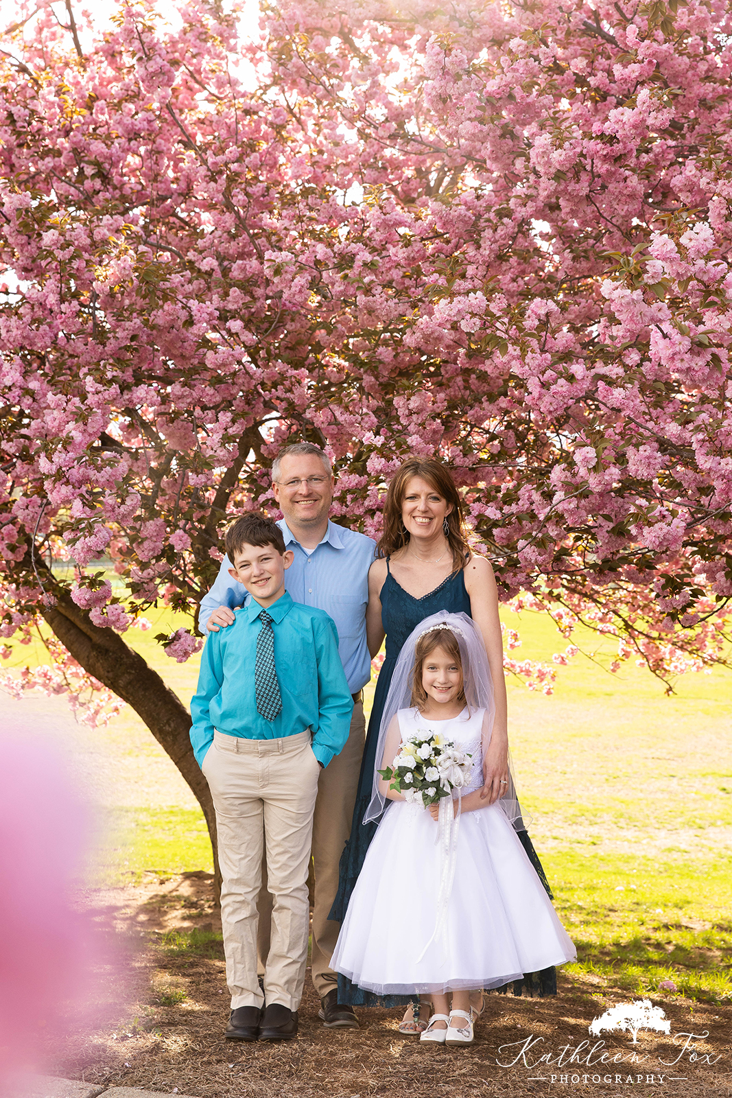 Cherry Blossoms family photos in Morris County NJ