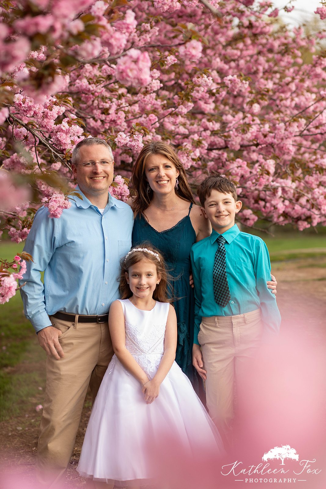Cherry Blossoms family photos in Morris County NJ